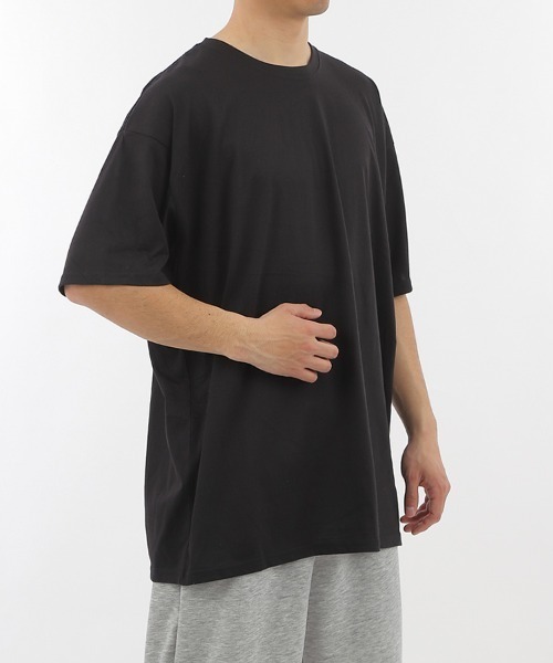 CLOTHY(クロシィ)の「【5サイズ展開!お得なオフプライスアイテム】メンズビッグTシャツ(Tシャツ/カットソー・メンズ・ネイビー/ブラック/ブルー/オフホワイト/グレー・MEDIUM/X-LARGE/LARGE/SMALL/XX-LARGE)」の7枚目の写真