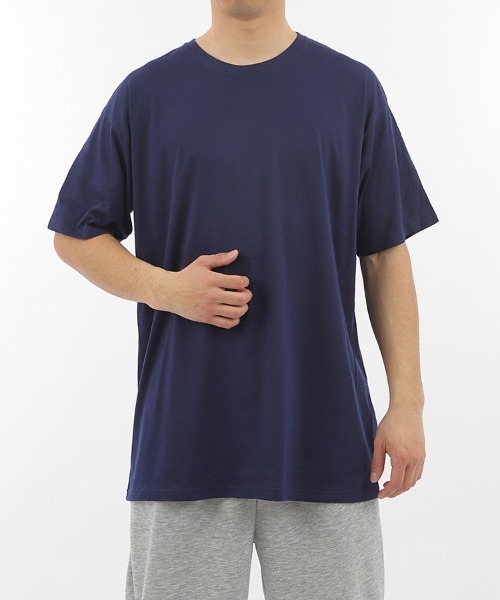 CLOTHY(クロシィ)の「【5サイズ展開!お得なオフプライスアイテム】メンズビッグTシャツ(Tシャツ/カットソー・メンズ・ネイビー/ブラック/ブルー/オフホワイト/グレー・MEDIUM/X-LARGE/LARGE/SMALL/XX-LARGE)」の18枚目の写真