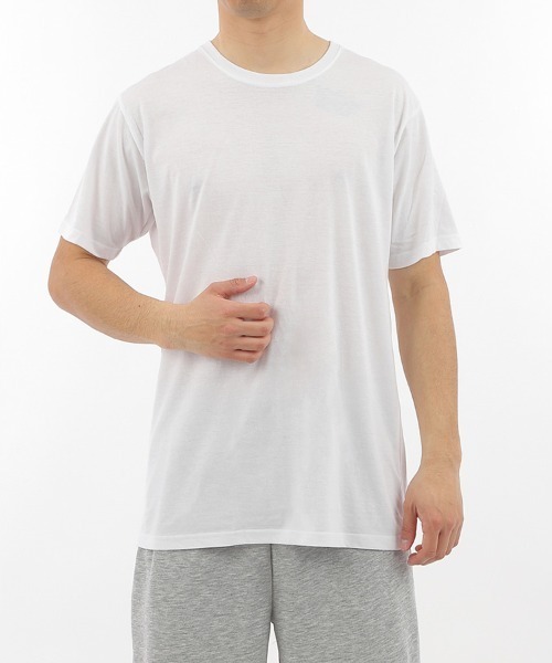 CLOTHY(クロシィ)の「【5サイズ展開!お得なオフプライスアイテム】メンズビッグTシャツ(Tシャツ/カットソー・メンズ・ネイビー/ブラック/ブルー/オフホワイト/グレー・MEDIUM/X-LARGE/LARGE/SMALL/XX-LARGE)」の10枚目の写真