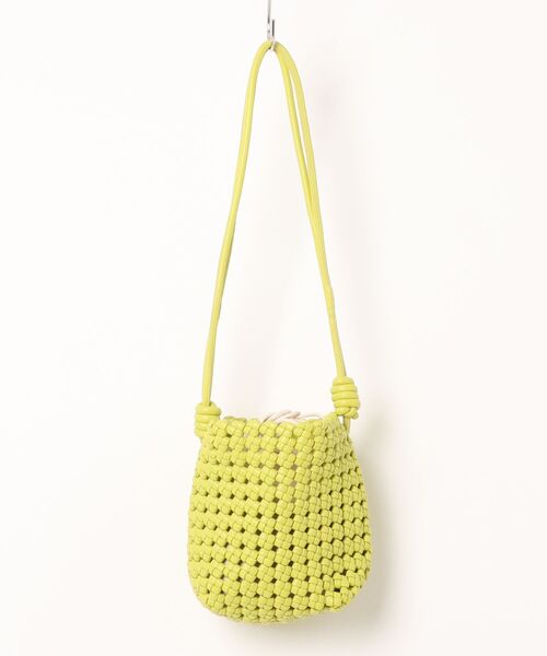 LAULEN(ローレン)の「mesh mini shoulder bag /レザー調メッシュミニショルダーバッグ(ショルダーバッグ・レディース・ブラウン/レッド/グリーン/アイボリー/ブラック/ベージュ・FREE)」の5枚目の写真