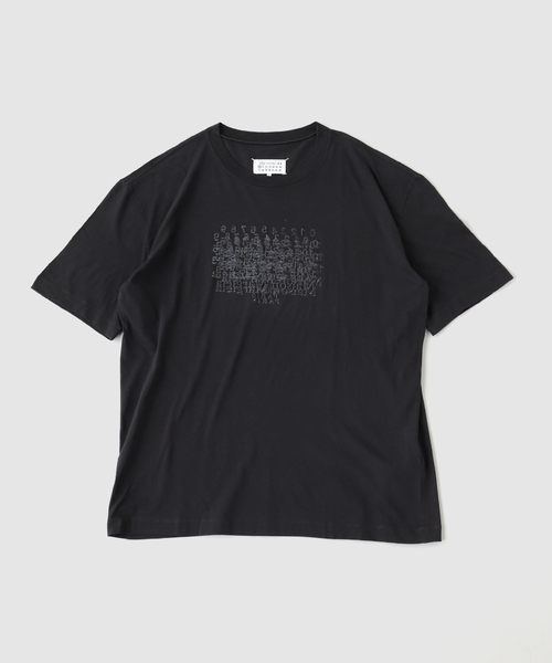 Maison Margiela(メゾンマルジェラ)の「MAISON MARGIELA(メゾン マルジェラ) Chaos logo T-shirt(Tシャツ/カットソー・メンズ・グレー/ブラック・MEDIUM/LARGE/SMALL)」の3枚目の写真