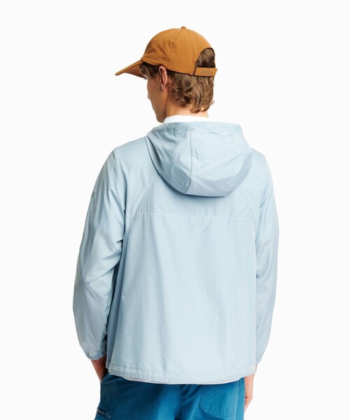 AIGLE(エーグル)の「【UPF50+ SolarPack】UVカット 撥水 ソーラーパック フーデッドジャケット(ナイロンジャケット・メンズ・グレイッシュブルー/セージグリーン/パープル/ホワイト・L/M/S/XL/XS)」の14枚目の写真