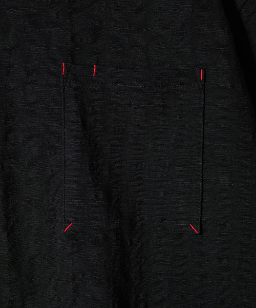 HORLISUN(ホーリーサン)の「Lawrence Slub Short Sleeve T-shirt Black(Tシャツ/カットソー・メンズ・その他・LARGE/MEDIUM/SMALL)」の4枚目の写真