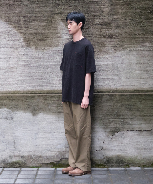 HORLISUN(ホーリーサン)の「Lawrence Slub Short Sleeve T-shirt Black(Tシャツ/カットソー・メンズ・その他・LARGE/MEDIUM/SMALL)」の6枚目の写真