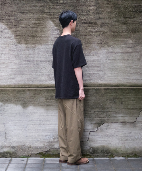 HORLISUN(ホーリーサン)の「Lawrence Slub Short Sleeve T-shirt Black(Tシャツ/カットソー・メンズ・その他・LARGE/MEDIUM/SMALL)」の8枚目の写真