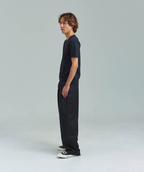 JACKROSE(ジャックローズ)の「JE-ピンストライプ・スラックス(スラックス・メンズ・チャコール/ブラック・L/M)」の15枚目の写真
