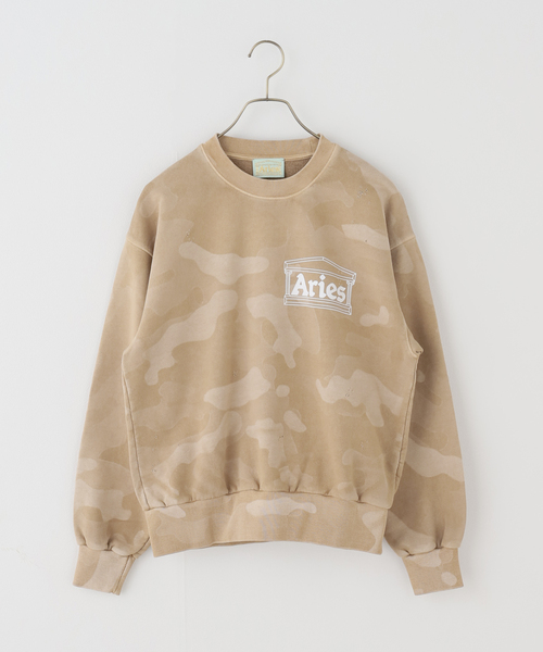 ARIES(アリーズ)の「【ARIES / アリーズ】Aged Temple Camo Sweat(スウェット・レディース・ベージュ・MEDIUM/SMALL)」の12枚目の写真