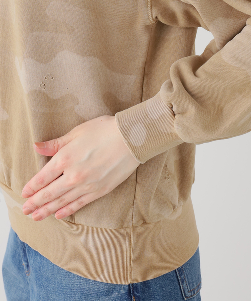 ARIES(アリーズ)の「【ARIES / アリーズ】Aged Temple Camo Sweat(スウェット・レディース・ベージュ・MEDIUM/SMALL)」の4枚目の写真