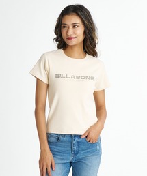 BILLABONG ウィメンズ STUDS LOGO BABY FIT TEE Tシャツ 【2026年夏モデル】