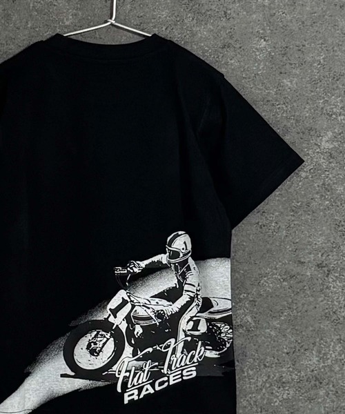 アメカジページ アメカジプリント 半袖Tシャツ（Tシャツ/カットソー）｜ZI-ON