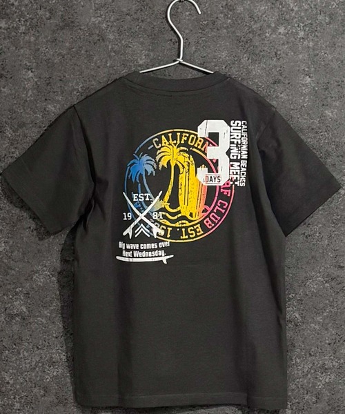 アメカジプリント 半袖Tシャツ（Tシャツ/カットソー）｜ZI-ON