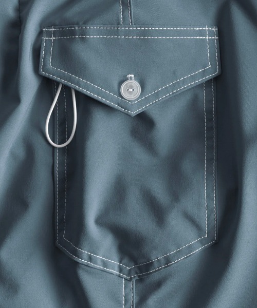 BIRDWELL(バードウェル)の「【BIRDWELL/バードウェル】808 Boardshorts ストレッチ ボードショーツ MADE IN USA 耐久性 撥水性 速乾性(水着・メンズ・ブラック/ライトブルー・30inch/32inch/31inch)」の10枚目の写真