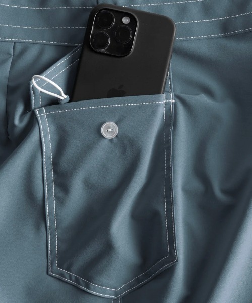 BIRDWELL(バードウェル)の「【BIRDWELL/バードウェル】808 Boardshorts ストレッチ ボードショーツ MADE IN USA 耐久性 撥水性 速乾性(水着・メンズ・ブラック/ライトブルー・30inch/32inch/31inch)」の11枚目の写真