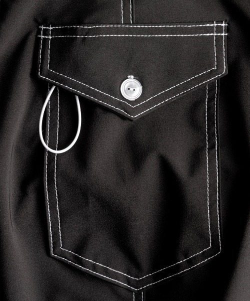 BIRDWELL(バードウェル)の「【BIRDWELL/バードウェル】808 Boardshorts ストレッチ ボードショーツ MADE IN USA 耐久性 撥水性 速乾性(水着・メンズ・ブラック/ライトブルー・30inch/32inch/31inch)」の6枚目の写真