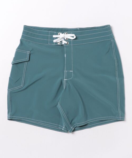 BIRDWELL(バードウェル)の「【BIRDWELL/バードウェル】808 Boardshorts ストレッチ ボードショーツ MADE IN USA 耐久性 撥水性 速乾性(水着・メンズ・ブラック/ライトブルー・30inch/32inch/31inch)」の8枚目の写真