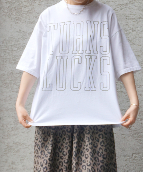 JOURNAL STANDARD LUXE(ジャーナルスタンダード ラックス)の「《追加2》プリントT TURNS LUCKS(Tシャツ/カットソー・レディース・ブラック・FREE)」の2枚目の写真