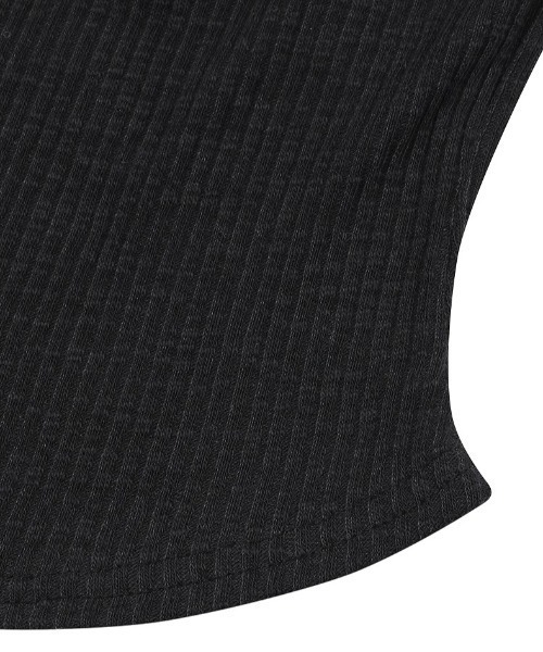 MUCENT(ムセント)の「A'GEM/9 × .kom 『MUCENT/ムセント』 SARON EYELET LACE-UP SLIM FIT HALF TEE/SARONアイレットレースアップスリームフィットTシャツ(Tシャツ/カットソー・レディース・ブラック/グレー/ホワイト・FREE)」の7枚目の写真