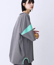 セール】【UNISEX】FAKE BLOCKING H/S SHIRTS/フェイクブロッキング