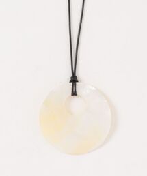 abahouse mavie | Shell Disc Tie Necklace(ネックレス)