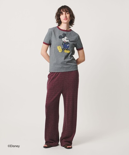 JACKSON MATISSE(ジャクソンマティス)の「【別注】<JACKSON MATISSE for 6>「Mickey」 Tシャツ(Tシャツ/カットソー・レディース・ダークグレー/ベージュ・M/XS)」の4枚目の写真