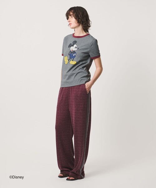 JACKSON MATISSE(ジャクソンマティス)の「【別注】<JACKSON MATISSE for 6>「Mickey」 Tシャツ(Tシャツ/カットソー・レディース・ダークグレー/ベージュ・M/XS)」の5枚目の写真