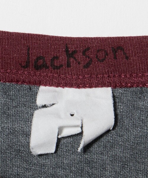 JACKSON MATISSE(ジャクソンマティス)の「【別注】<JACKSON MATISSE for 6>「Mickey」 Tシャツ(Tシャツ/カットソー・レディース・ダークグレー/ベージュ・M/XS)」の15枚目の写真