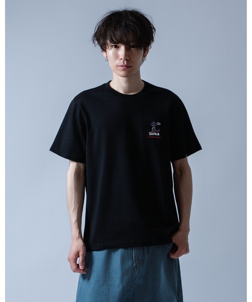 Crownor(クラウノアー)の「ダイナソーグラフィック 半袖Tシャツ(Tシャツ/カットソー・メンズ・ホワイト/ブラック・LARGE/MEDIUM)」の9枚目の写真