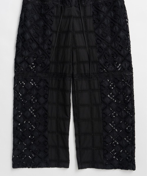 PRANK PROJECT(プランクプロジェクト)の「コットンレースジャンプスーツ / Cotton Lace Jumpsuit(つなぎ/オールインワン・レディース・ホワイト/ブラック・36/38)」の15枚目の写真