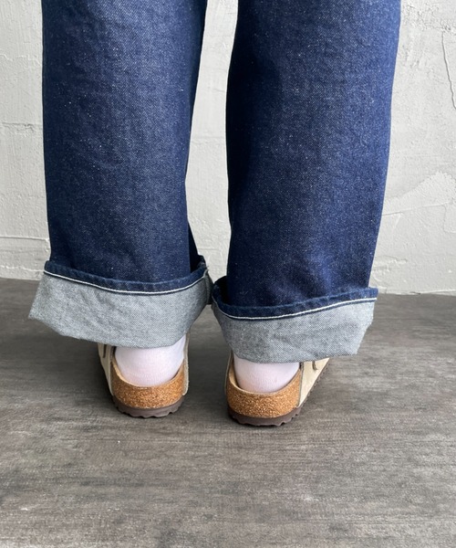 BIRKENSTOCK（ビルケンシュトック）の「[BIRKENSTOCK/ビルケンシュトック] BOSTON SUEDE LEATHER ボストン スウェード サンダル（サンダル・レディース・ベージュ/ブラック・27/26.5/26/25/24.5/24/23/28）」の6枚目の写真