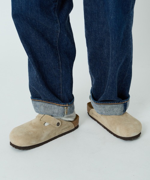 BIRKENSTOCK（ビルケンシュトック）の「[BIRKENSTOCK/ビルケンシュトック] BOSTON SUEDE LEATHER ボストン スウェード サンダル（サンダル・レディース・ベージュ/ブラック・27/26.5/26/25/24.5/24/23/28）」の9枚目の写真