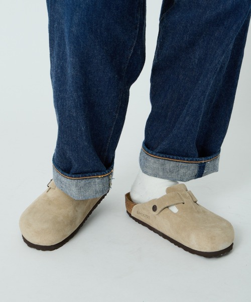 BIRKENSTOCK（ビルケンシュトック）の「[BIRKENSTOCK/ビルケンシュトック] BOSTON SUEDE LEATHER ボストン スウェード サンダル（サンダル・レディース・ベージュ/ブラック・27/26.5/26/25/24.5/24/23/28）」の10枚目の写真