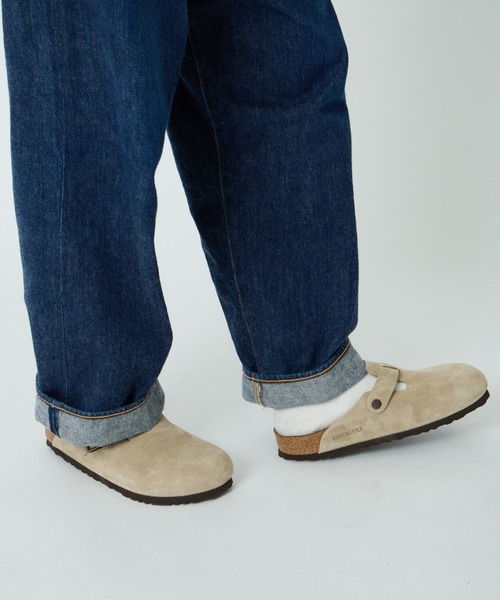 BIRKENSTOCK（ビルケンシュトック）の「[BIRKENSTOCK/ビルケンシュトック] BOSTON SUEDE LEATHER ボストン スウェード サンダル（サンダル・レディース・ベージュ/ブラック・27/26.5/26/25/24.5/24/23/28）」の11枚目の写真