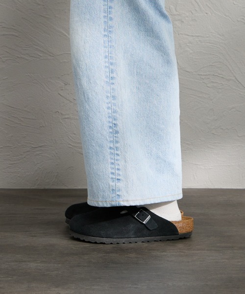 BIRKENSTOCK（ビルケンシュトック）の「[BIRKENSTOCK/ビルケンシュトック] BOSTON SUEDE LEATHER ボストン スウェード サンダル（サンダル・レディース・ベージュ/ブラック・27/26.5/26/25/24.5/24/23/28）」の18枚目の写真