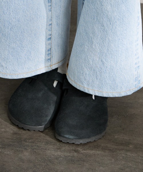 BIRKENSTOCK（ビルケンシュトック）の「[BIRKENSTOCK/ビルケンシュトック] BOSTON SUEDE LEATHER ボストン スウェード サンダル（サンダル・レディース・ベージュ/ブラック・27/26.5/26/25/24.5/24/23/28）」の20枚目の写真