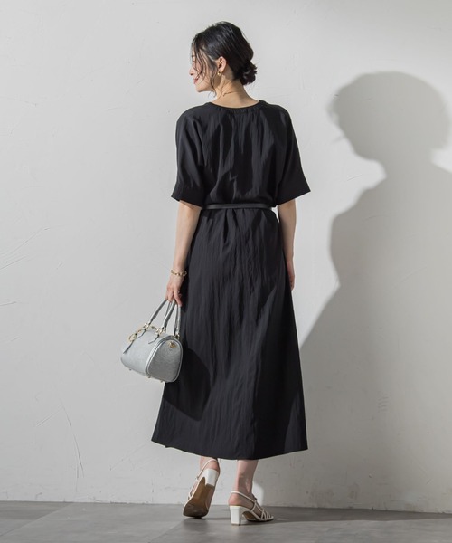 LAUTREAMONT(ロートレアモン)の「ソフトタイプライターワンピース(ワンピース・レディース・カーキ/ブラック・9号/7号)」の3枚目の写真