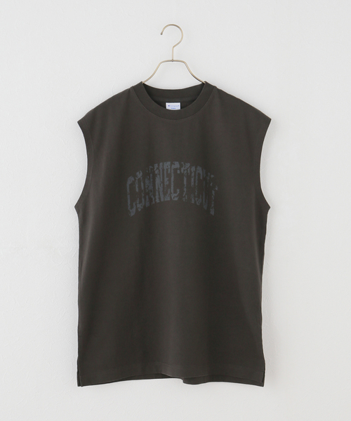 Champion(チャンピオン)の「ウォッシャブル / Champion / チャンピオン SLEEVELESS SHIRT(Tシャツ/カットソー・レディース・サックスブルー/ネイビー/ピンク/ライトグレー/ブラック系その他・FREE)」の1枚目の写真