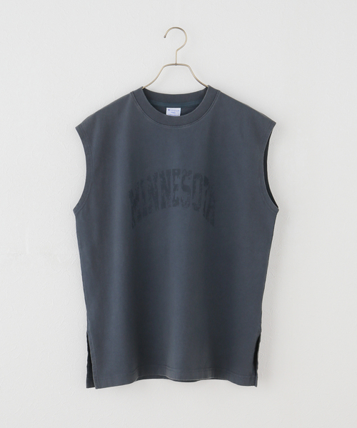 Champion(チャンピオン)の「ウォッシャブル / Champion / チャンピオン SLEEVELESS SHIRT(Tシャツ/カットソー・レディース・サックスブルー/ネイビー/ピンク/ライトグレー/ブラック系その他・FREE)」の3枚目の写真