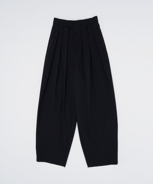 SOEMIN(ソミン)の「Basic slacks/ベーシックタックパンツ(スラックス・レディース・ブラック/ベージュ・FREE)」の12枚目の写真