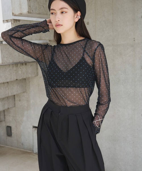 SOEMIN(ソミン)の「Basic slacks/ベーシックタックパンツ(スラックス・レディース・ブラック/ベージュ・FREE)」の15枚目の写真