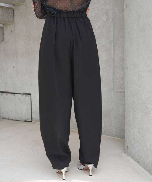 SOEMIN(ソミン)の「Basic slacks/ベーシックタックパンツ(スラックス・レディース・ブラック/ベージュ・FREE)」の20枚目の写真