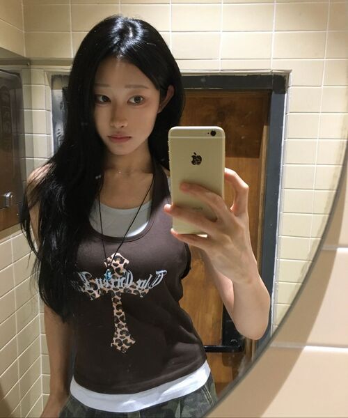 THE GREEN LAB（ザグリーンラボ）の「ホルターネックレイヤードトップセット[メランジグレー]（Tシャツ/カットソー・レディース・その他・FREE）」の13枚目の写真
