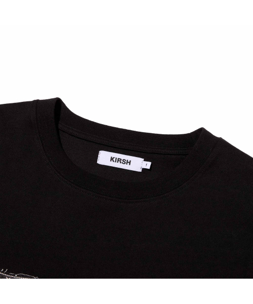 KIRSH（キルシー）の「アイラブキルシデニムアプリケTシャツ[ブラック]（Tシャツ/カットソー・レディース・その他・FREE）」の3枚目の写真