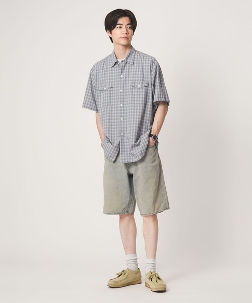 Levi's(リーバイス)の「<Levi's®> 478 バギー ショート デニム パンツ(その他パンツ・メンズ・ライトブルー/ブラック・32inch/34inch/30inch)」の3枚目の写真