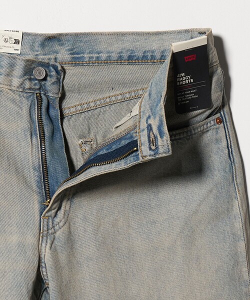 Levi's(リーバイス)の「<Levi's®> 478 バギー ショート デニム パンツ(その他パンツ・メンズ・ライトブルー/ブラック・32inch/34inch/30inch)」の13枚目の写真