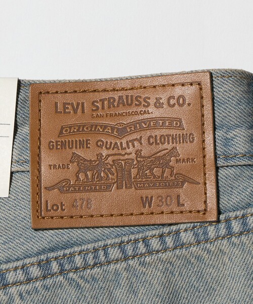 Levi's(リーバイス)の「<Levi's®> 478 バギー ショート デニム パンツ(その他パンツ・メンズ・ライトブルー/ブラック・32inch/34inch/30inch)」の15枚目の写真