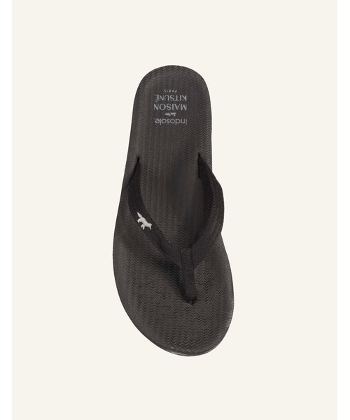 Maison Kitsune(メゾンキツネ)の「MAISON KITSUNE x INDOSOLE RIVERSOLE(サンダル・レディース・ブラック・37/38/35/36/39/40)」の4枚目の写真
