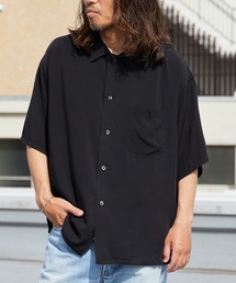 DAN RIVER/ダンリバー PRINTED BOX SHIRT ドレープ ボックスシャツ メンズ レディース ユニセックス 秋 秋服 2026年秋冬