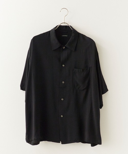 DAN RIVER(ダンリバー )の「DAN RIVER/ダンリバー PRINTED BOX SHIRT ドレープ ボックスシャツ メンズ レディース ユニセックス 秋 秋服 2026年秋冬(シャツ/ブラウス・メンズ・ブラック/ブラック系1/ブラック系2・M/S/L)」の22枚目の写真