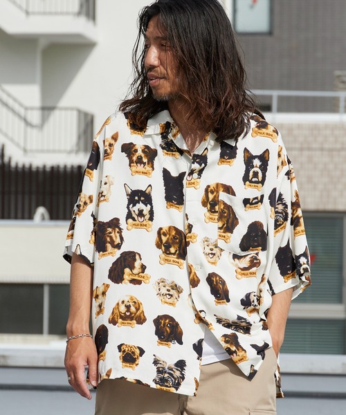 DAN RIVER(ダンリバー )の「DAN RIVER/ダンリバー PRINTED BOX SHIRT ドレープ ボックスシャツ メンズ レディース ユニセックス 秋 秋服 2026年秋冬(シャツ/ブラウス・メンズ・ブラック/ブラック系1/ブラック系2・M/S/L)」の20枚目の写真