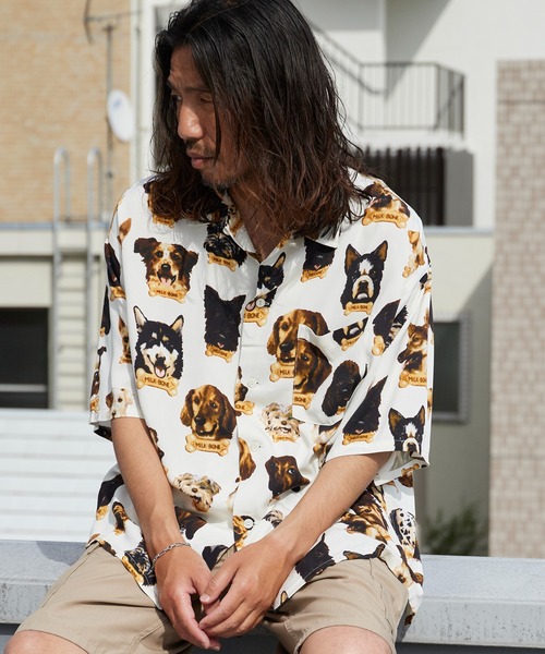 DAN RIVER(ダンリバー )の「DAN RIVER/ダンリバー PRINTED BOX SHIRT ドレープ ボックスシャツ メンズ レディース ユニセックス 秋 秋服 2026年秋冬(シャツ/ブラウス・メンズ・ブラック/ブラック系1/ブラック系2・M/S/L)」の16枚目の写真